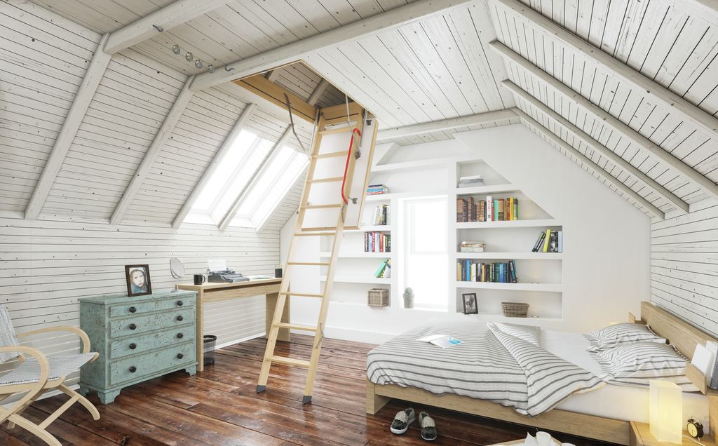 Чердачная лестница LUX Docke 70х120х300см купить в Санкт-Петербурге