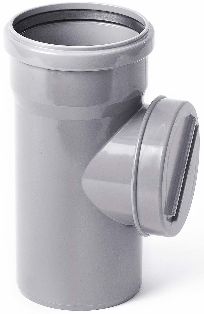 Ревизия серая для внутренней канализации; 110 мм купить в Санкт-Петербурге