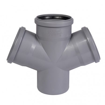 Крестовина 110/110х87° (серая) HTDA Ostendorf купить в Санкт-Петербурге