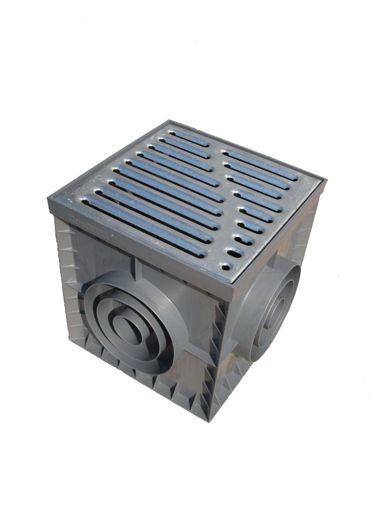 Дождеприемник PolyMax Basic ДП–30.30-ПП чер. с  ПС и КОДП с РВ "вершина".оц. ст. (к-т) 083701.1-Ч купить в Санкт-Петербурге