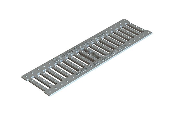 Решетка водоприемная Basic РВ-10.14.50 щелевая чугунная ВЧ оцинкованная,  кл.С 203036 купить в Санкт-Петербурге