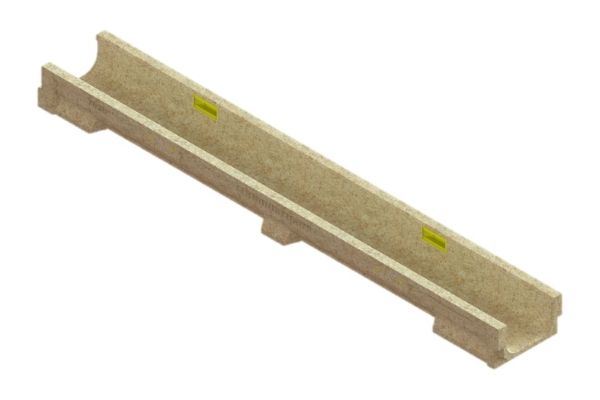 Лоток водоотводный CompoMax Basic ЛВ-10.14.08-П полимербетонный 7020 купить в Санкт-Петербурге