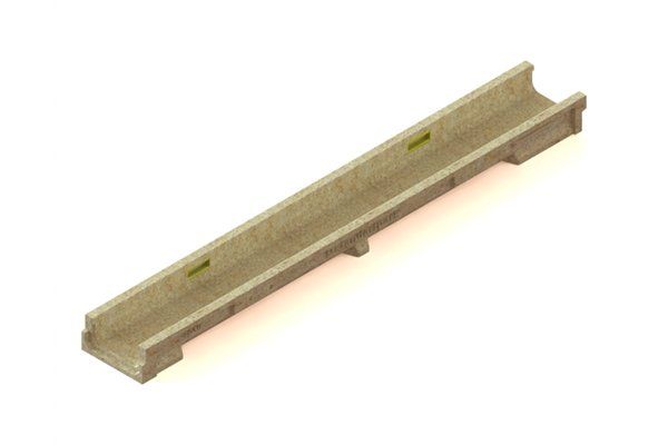 Лоток водоотводный CompoMax Basic ЛВ-10.14.06-П полимербетонный 7010 купить в Санкт-Петербурге