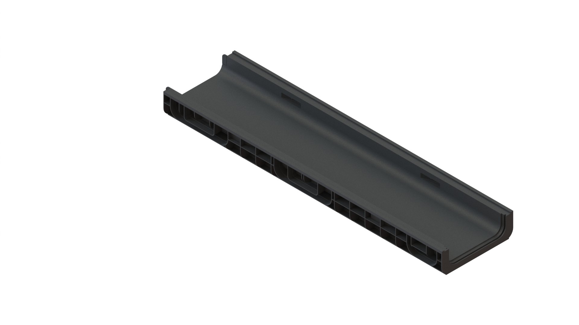 Лоток водоотводный PolyMax Basic ЛВ-20.26.08-ПП пластиковый 8510 купить в Санкт-Петербурге