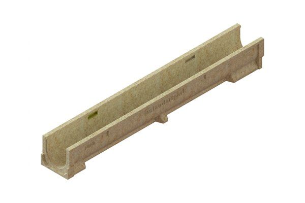 Лоток водоотводный CompoMax Basic ЛВ-10.14.13-П полимербетонный 7000 купить в Санкт-Петербурге