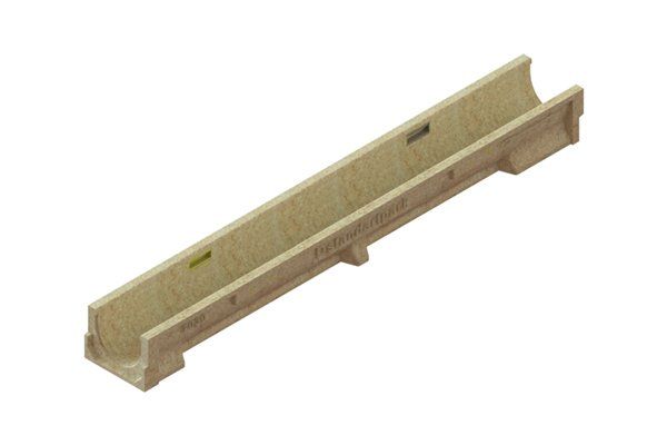 Лоток водоотводный CompoMax Basic ЛВ-10.14.10-П полимербетонный 7030 купить в Санкт-Петербурге