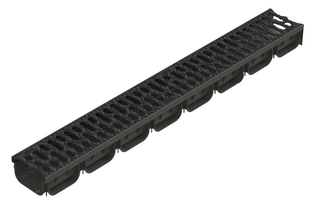 Комплект: Лоток Лоток S'park ЛВ-10.14.07-ПП с РВ щель. ВЧ  пластиковый+решетка чугун купить в Санкт-Петербурге