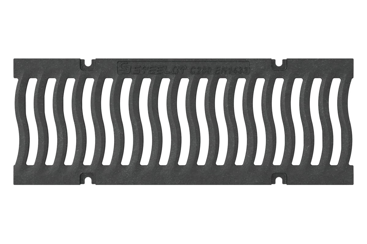 Решетка чугунная волна SteeStart DN150 C250 купить в Санкт-Петербурге