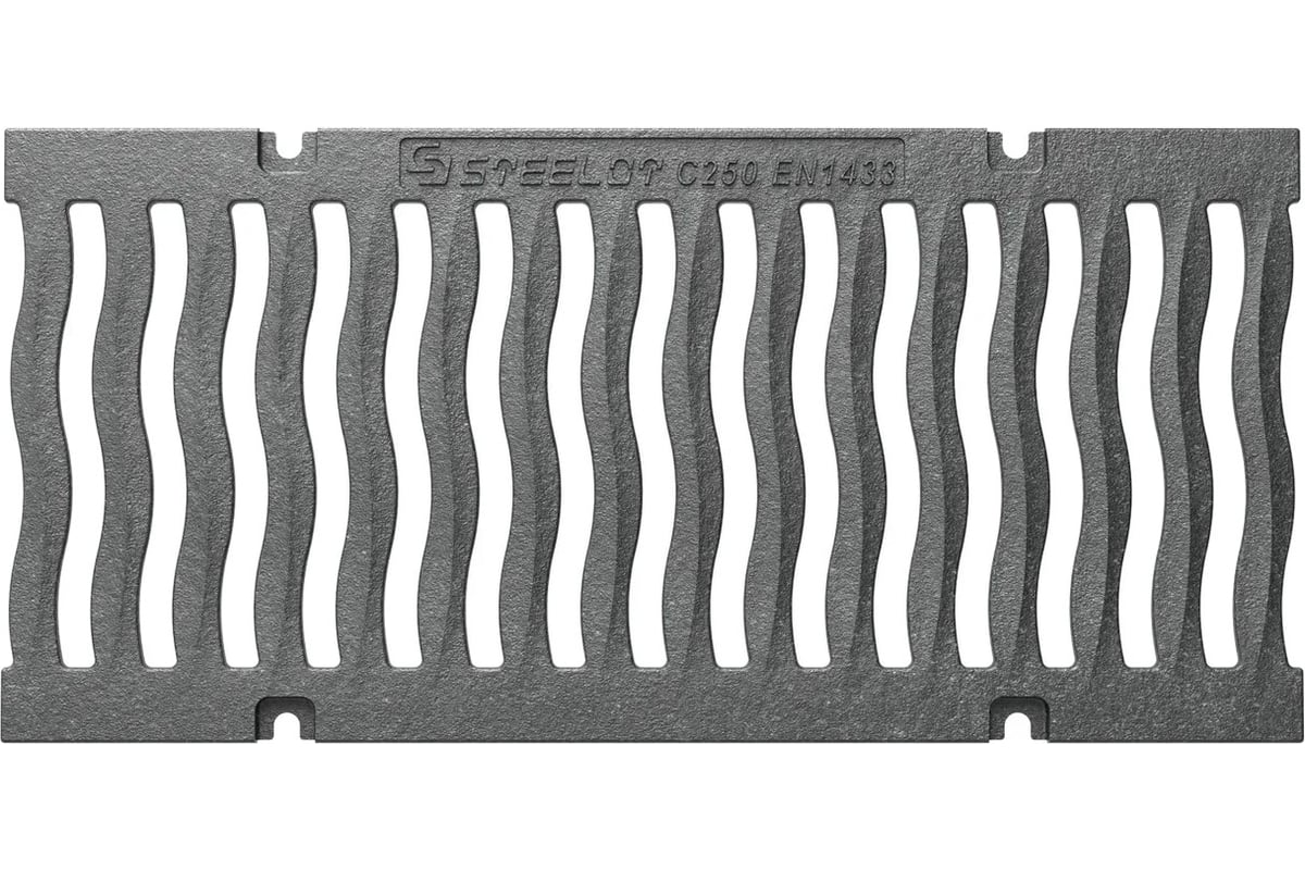 Решетка чугунная волна SteeStart DN200 C250 купить в Санкт-Петербурге