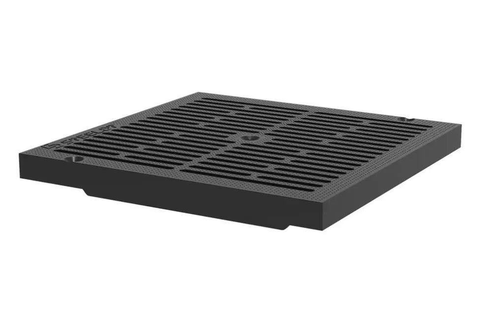 Решетка пластиковая SteeStart 300х300 А15 черный купить в Санкт-Петербурге