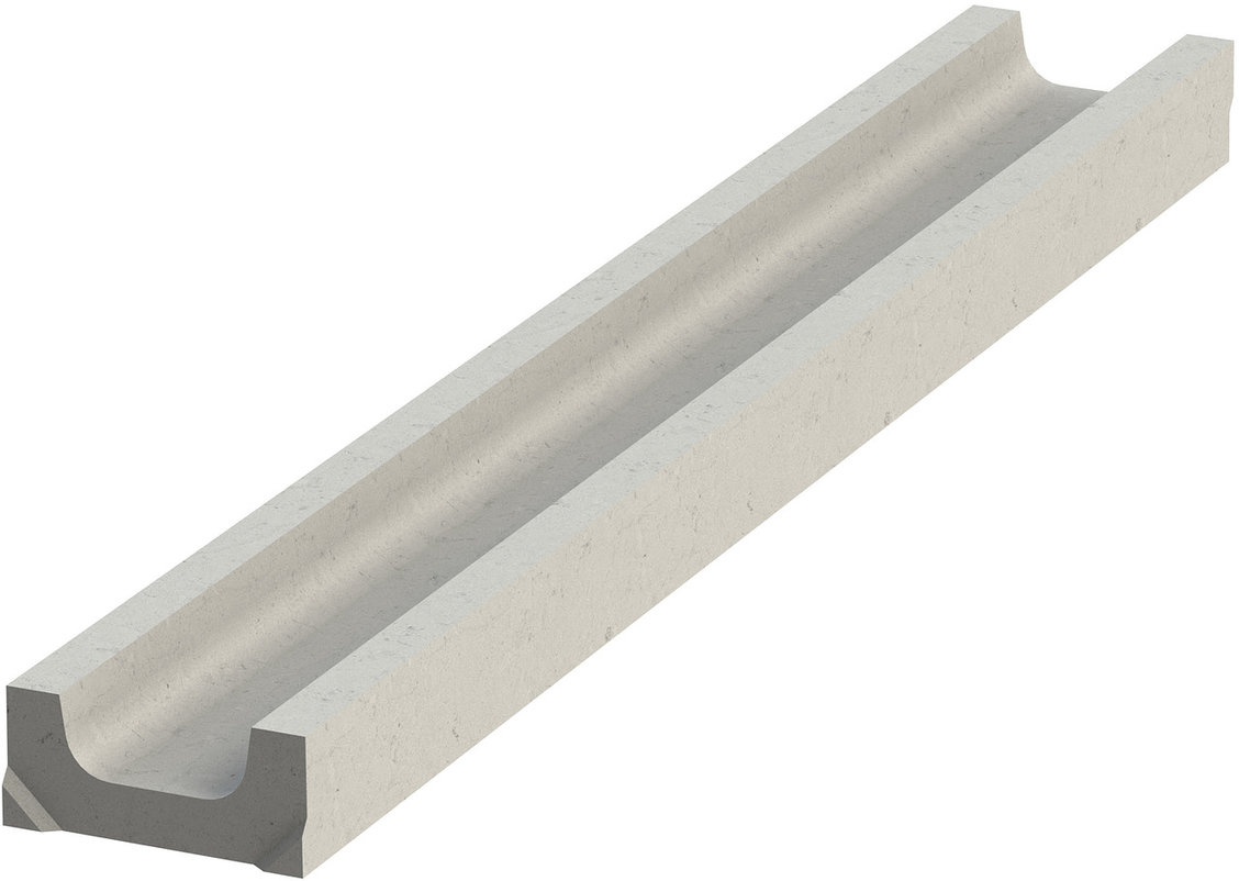 Лоток водоотводный бетонный SteeStart DN100 H60 L1000 купить в Санкт-Петербурге