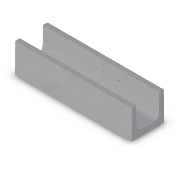 Лоток водоотводный бетонный SteeStart DN100 H120 L1000 купить в Санкт-Петербурге