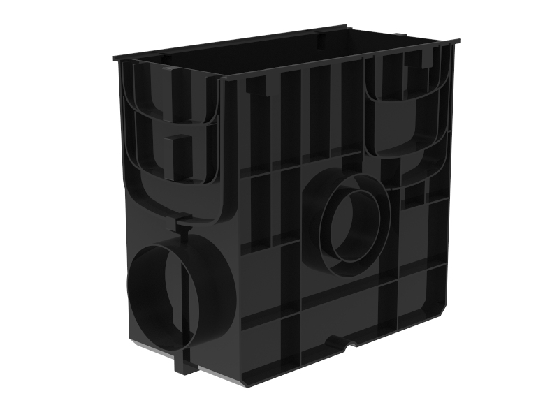 Пескоуловитель пластиковый универсальный DN 150/200 + штампованная решетка A15 купить в Санкт-Петербурге