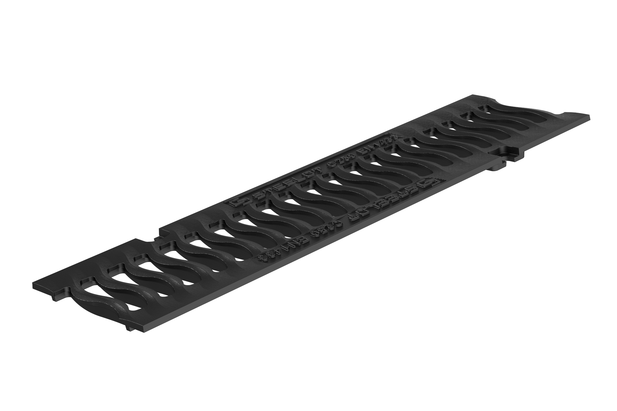 Решетка чугунная волна SteeStart DN100 С250 под центральный крепеж купить в Санкт-Петербурге