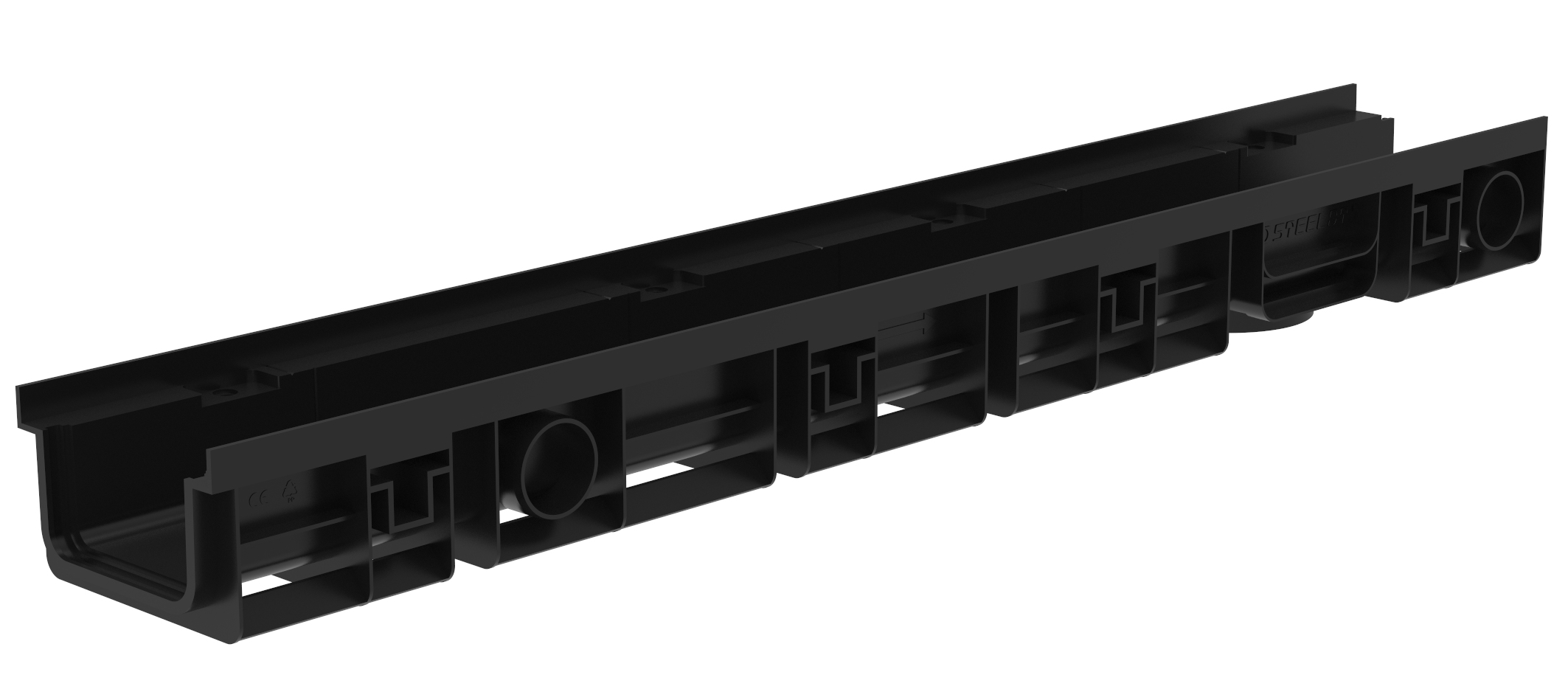 Лоток пластиковый SteeStart DN100 H93 высокий борт купить в Санкт-Петербурге