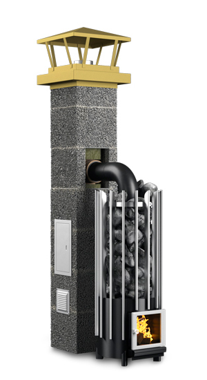 Комплект керамического дымохода D=160, h=4 метра, AWT купить в Санкт-Петербурге