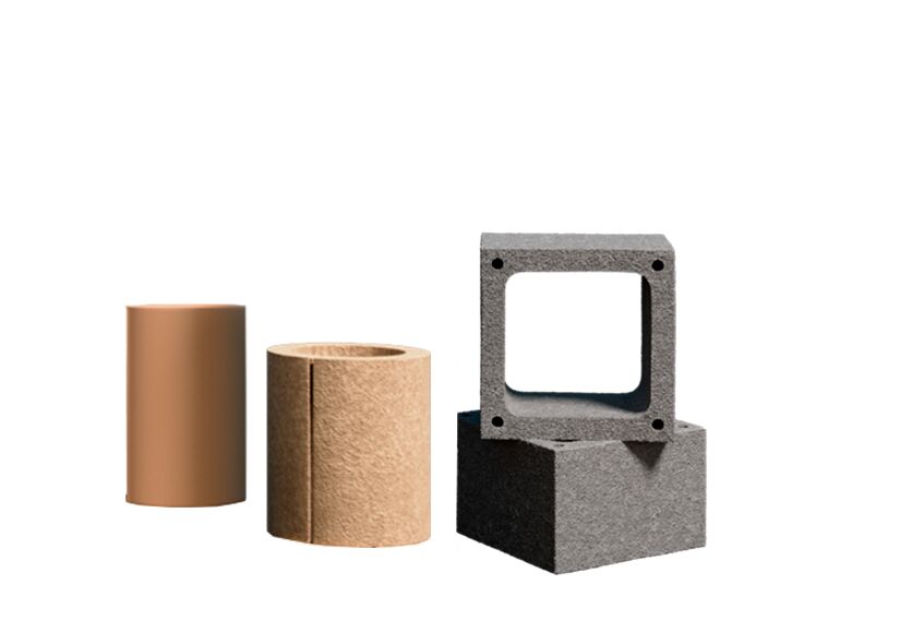 Линейная часть керамического дымохода УНИВЕРСАЛ D200 H0,33м КераСтиль купить в Санкт-Петербурге