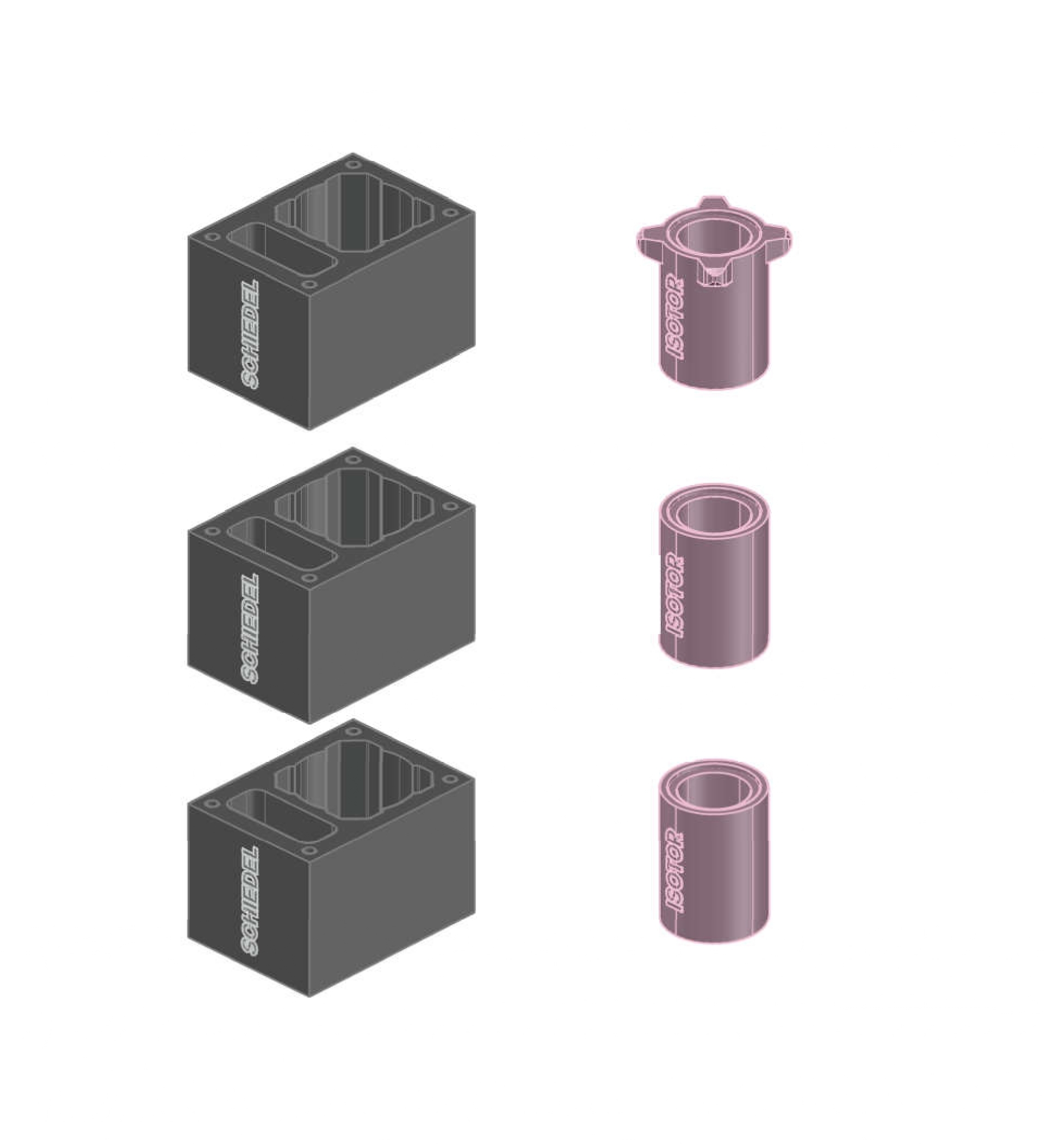 ISOTOR Комплект дымохода с ВЕНТ каналом 1м Ø25 Schiedel купить в Санкт-Петербурге