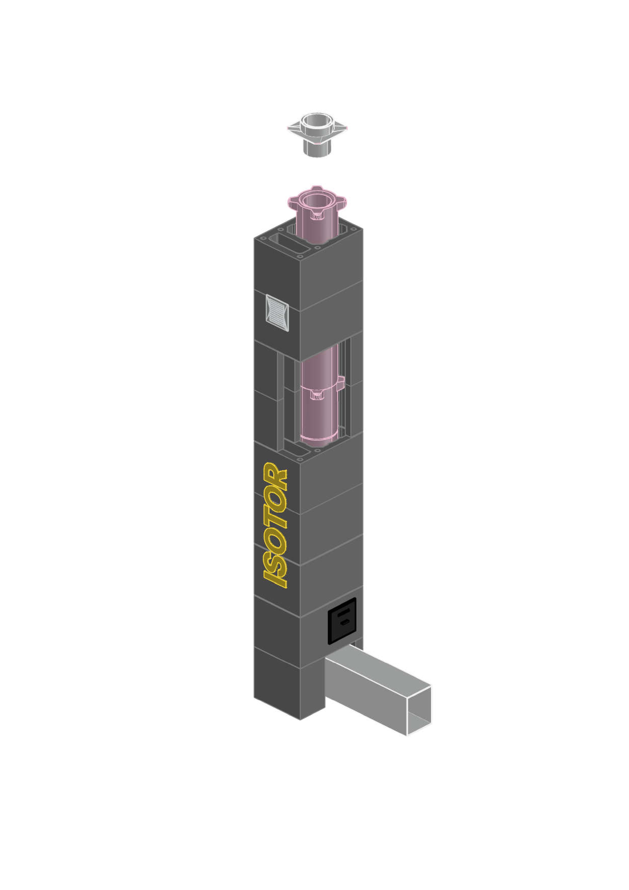Комплект основ ВК п/м 3 м ISOTOR 16 Фин печь Schiedel купить в Санкт-Петербурге