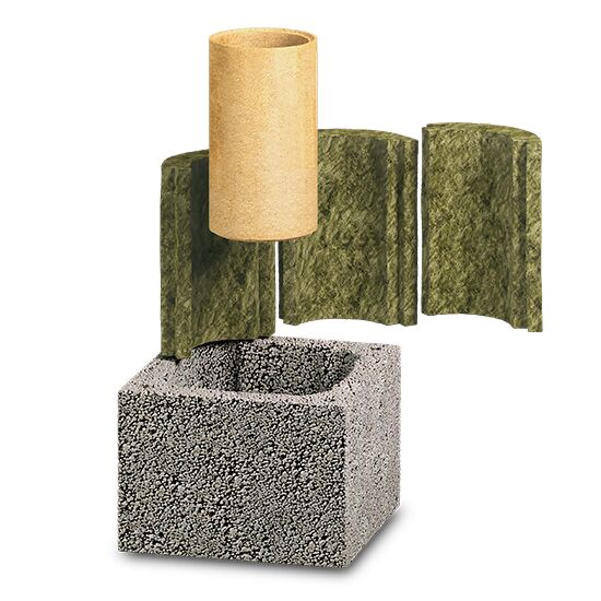 Комплект керамического дымохода D=140, h=4 метра, AWT купить в Санкт-Петербурге