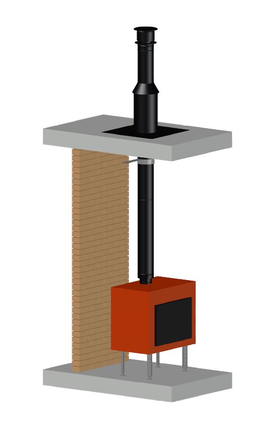 Permeter Эстет 50мм D250мм h=6м (насадной монтаж) Schiedel купить в Санкт-Петербурге