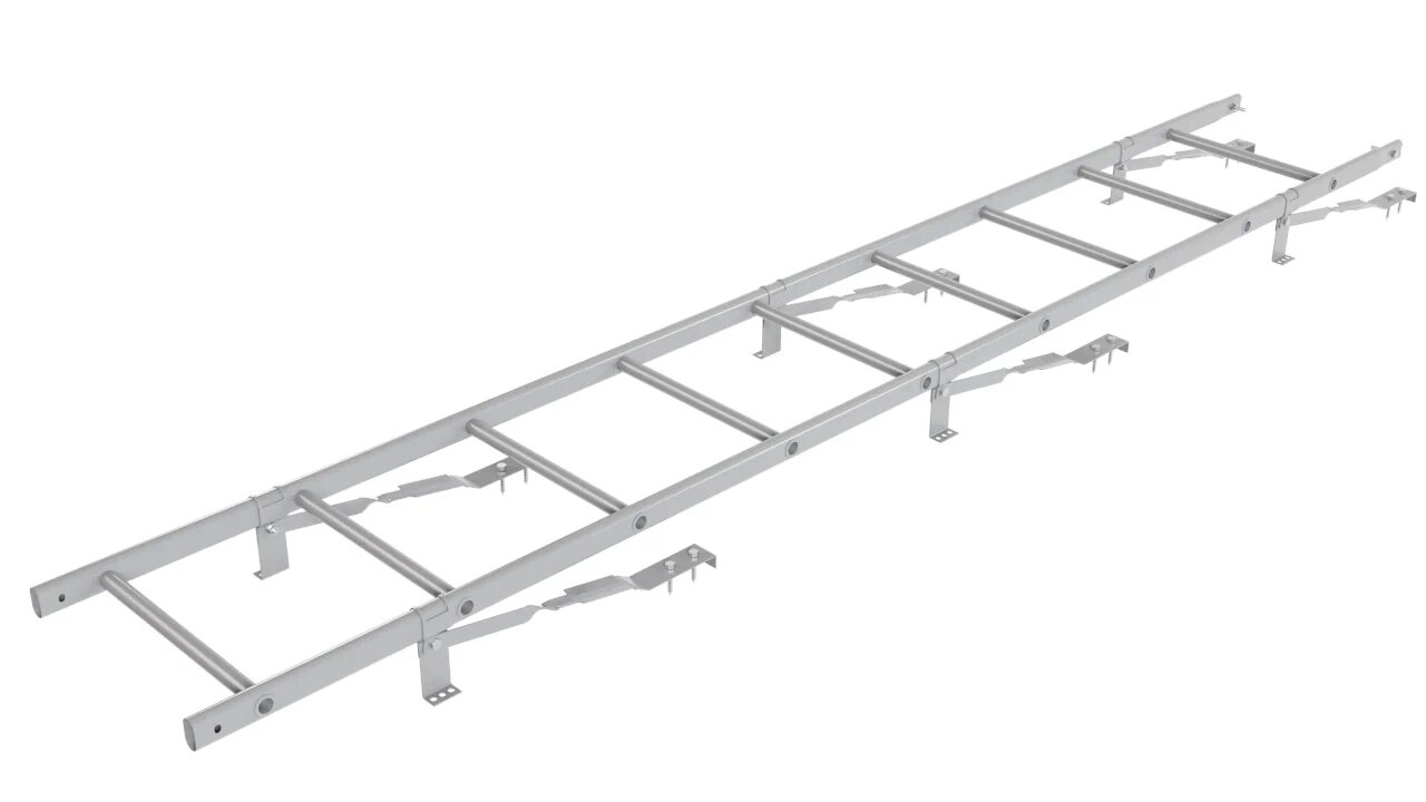 Комплект кровельной лестницы Borge для натуральной черепицы, 2,7 м купить в Санкт-Петербурге