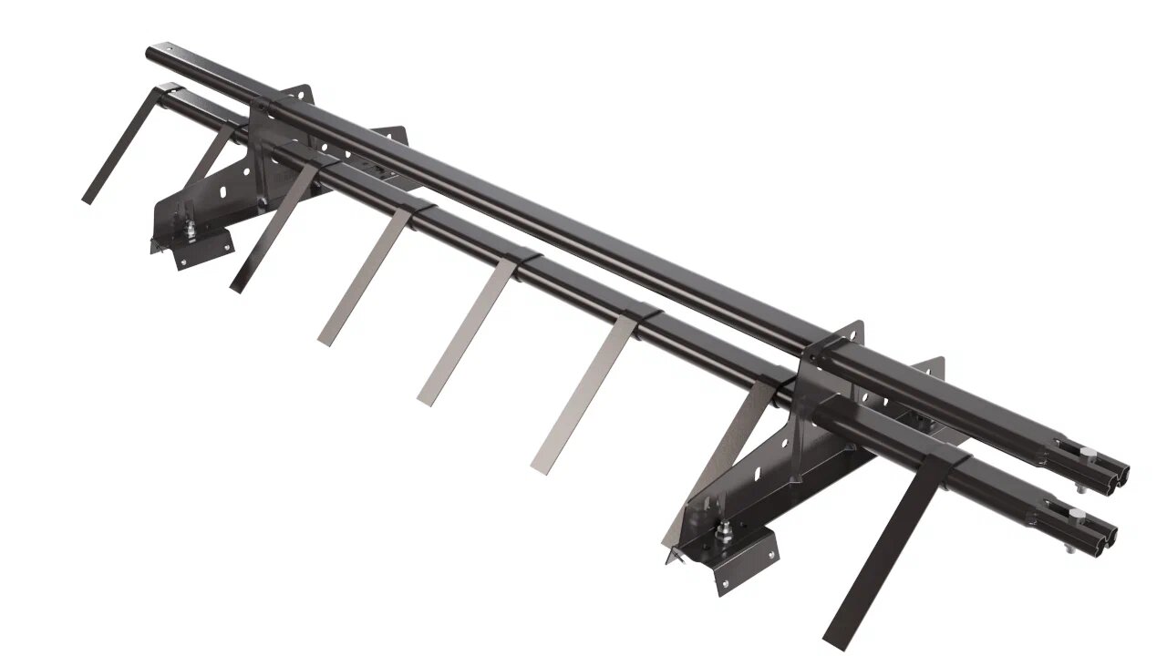 Снегозадержатель трубчатый 2оп 1.5м для профнастила Н-60 Н-75 матовый BORGE купить в Санкт-Петербурге