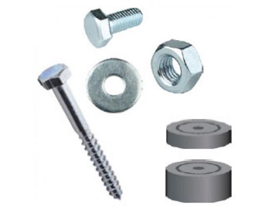 Комплект крепежа для кровельного ограждения 3м нержавейка BORGE купить в Санкт-Петербурге