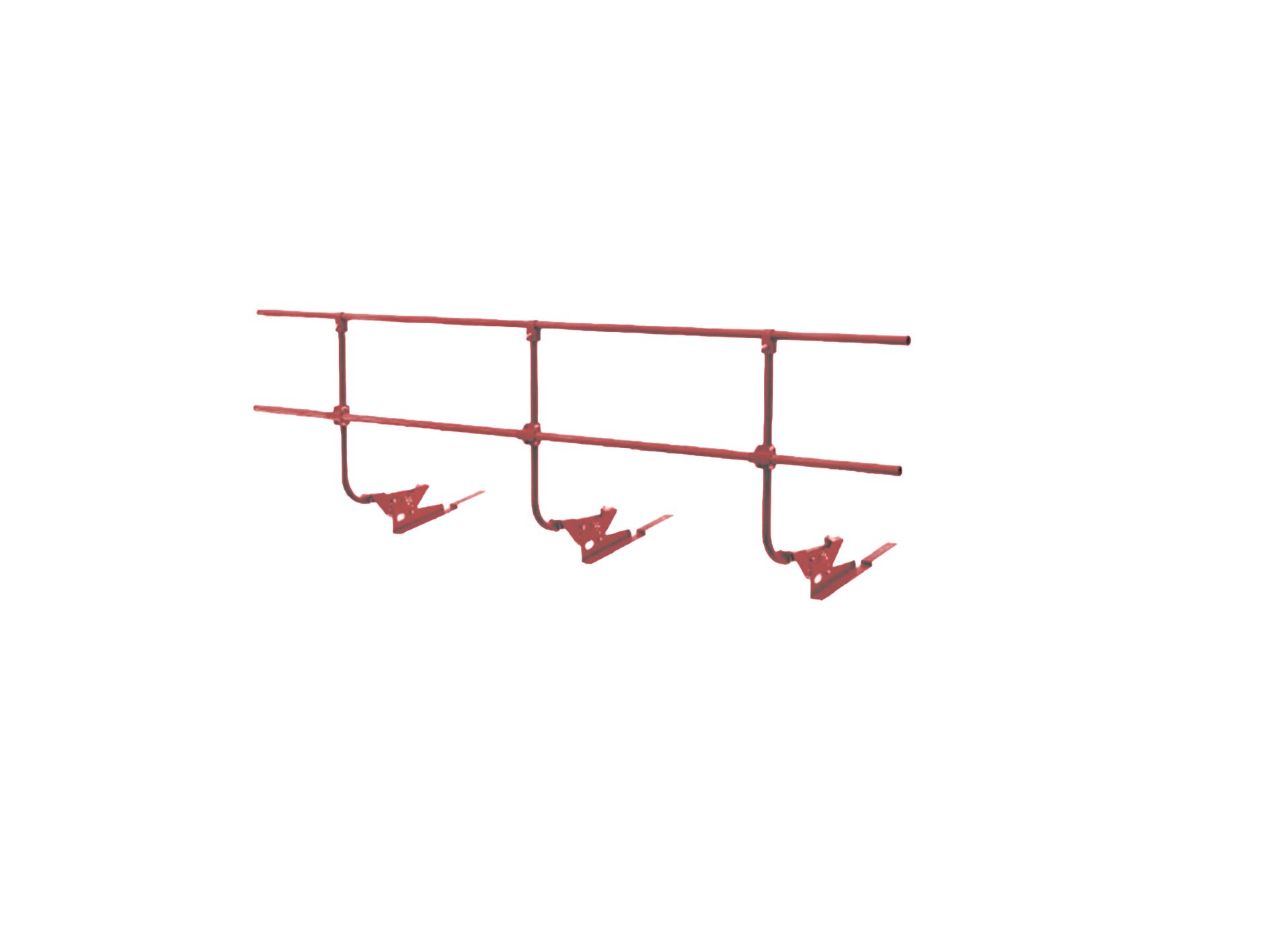 Ограждение кровельное 3м H-90см для композитной черепицы BORGE купить в Санкт-Петербурге