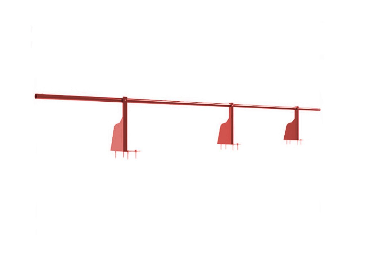 Ограждение плоских кровель 3м Н-30 верхнее крепление BORGE купить в Санкт-Петербурге