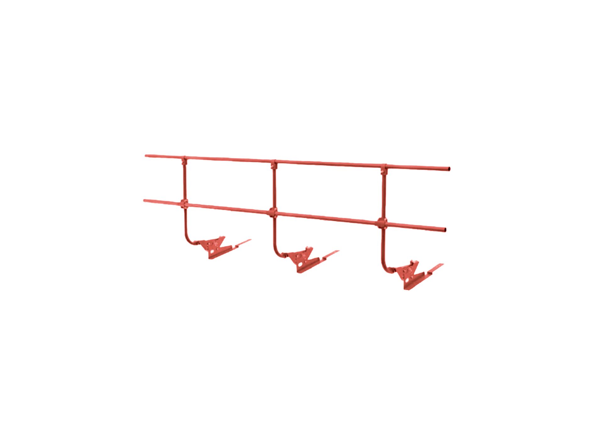 Ограждение кровельное 3м H-120см для композитной черепицы BORGE купить в Санкт-Петербурге