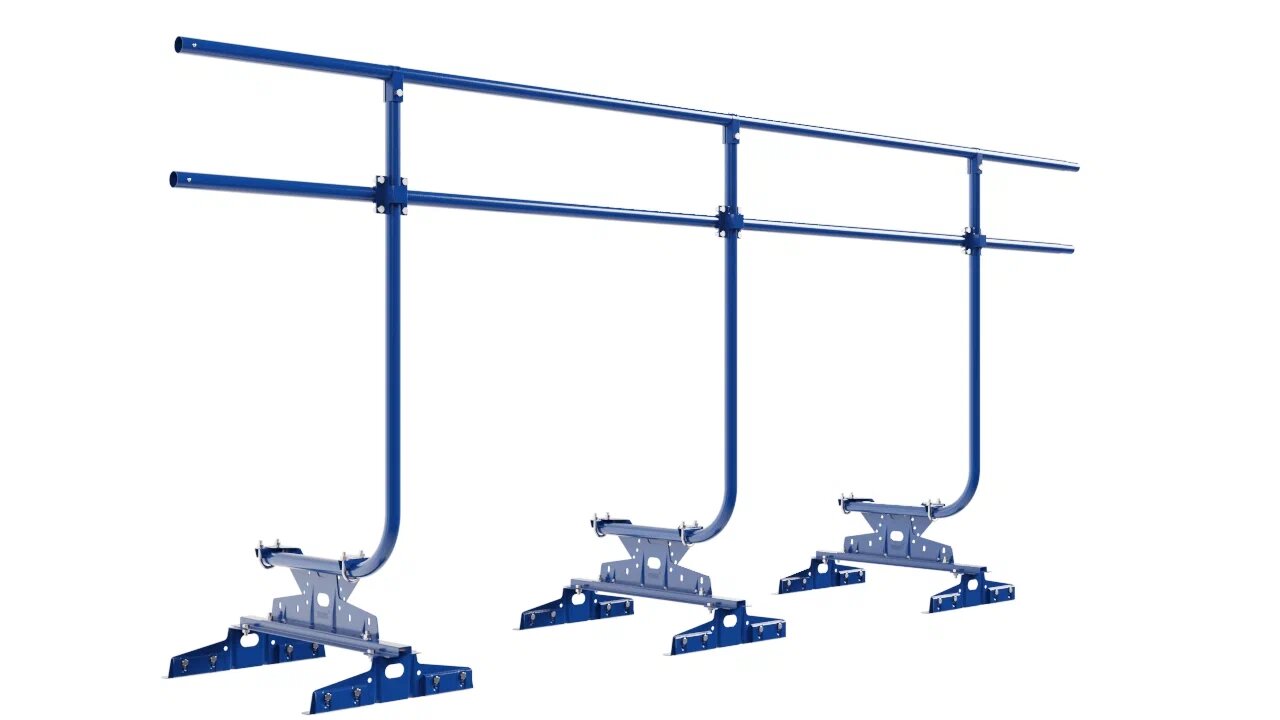 Ограждение кровельное 3м H-120см для параллельного фальца BORGE купить в Санкт-Петербурге
