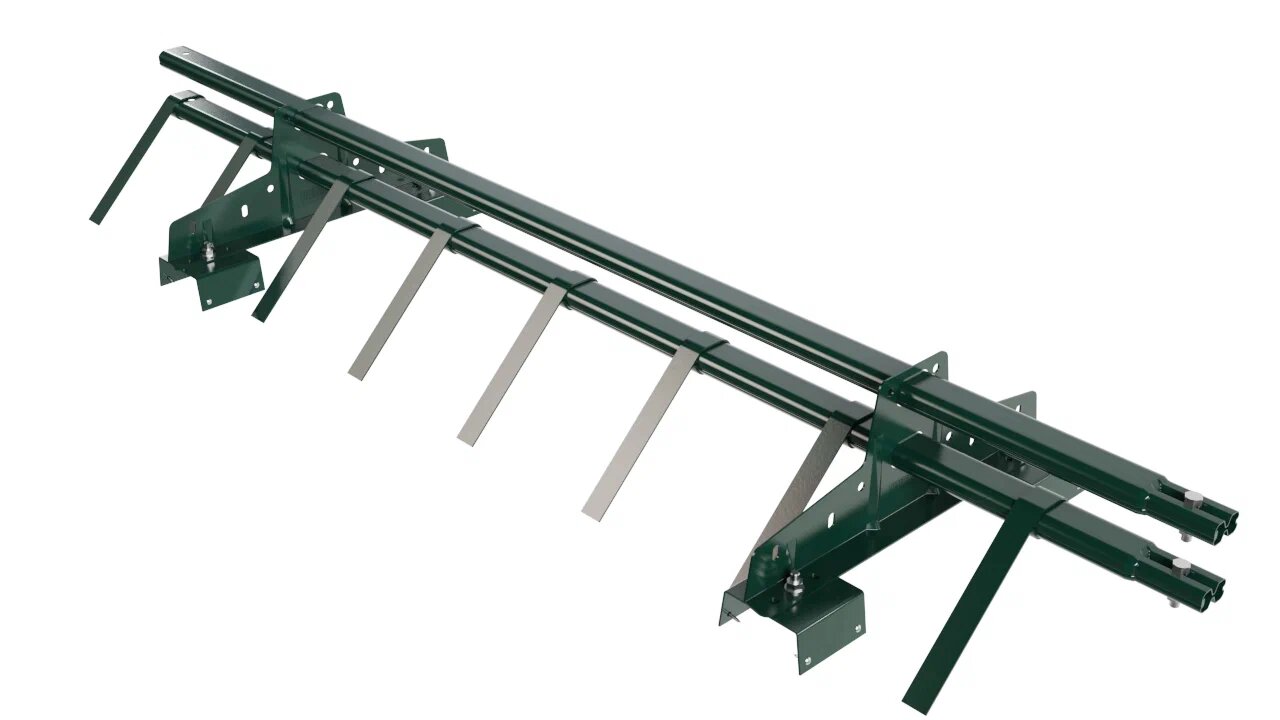 Снегозадержатель трубчатый 2оп 1.5м для профнастила Н-114 BORGE купить в Санкт-Петербурге