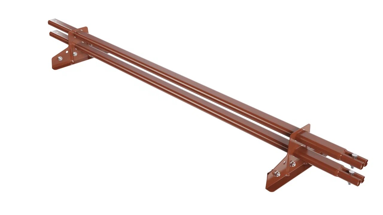 Снегозадержатель трубчатый 2оп 1.5м для фальца BORGE купить в Санкт-Петербурге