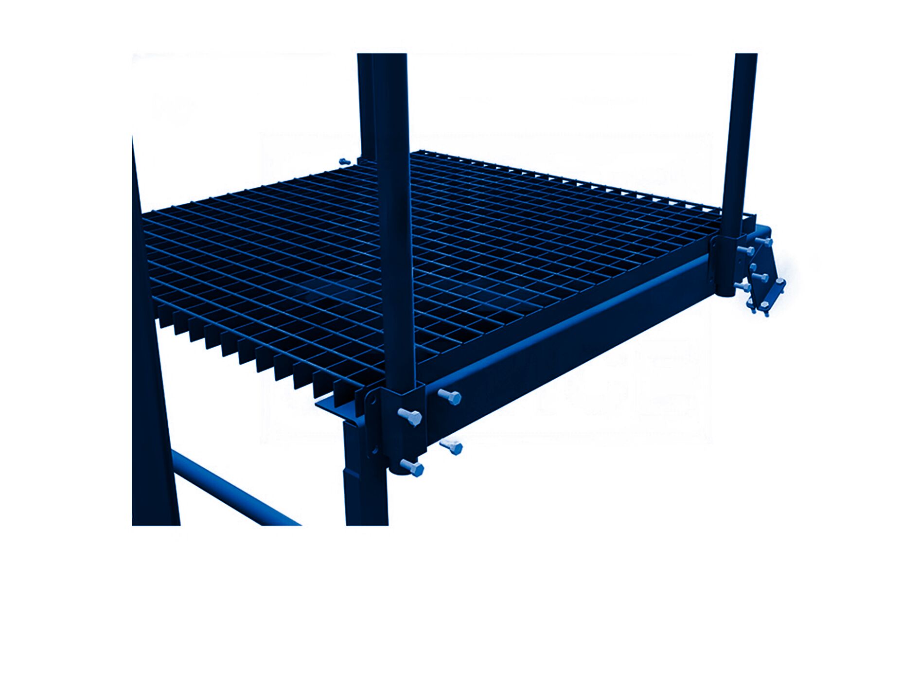 Площадка переходная 800х800мм оцинк. BORGE купить в Санкт-Петербурге