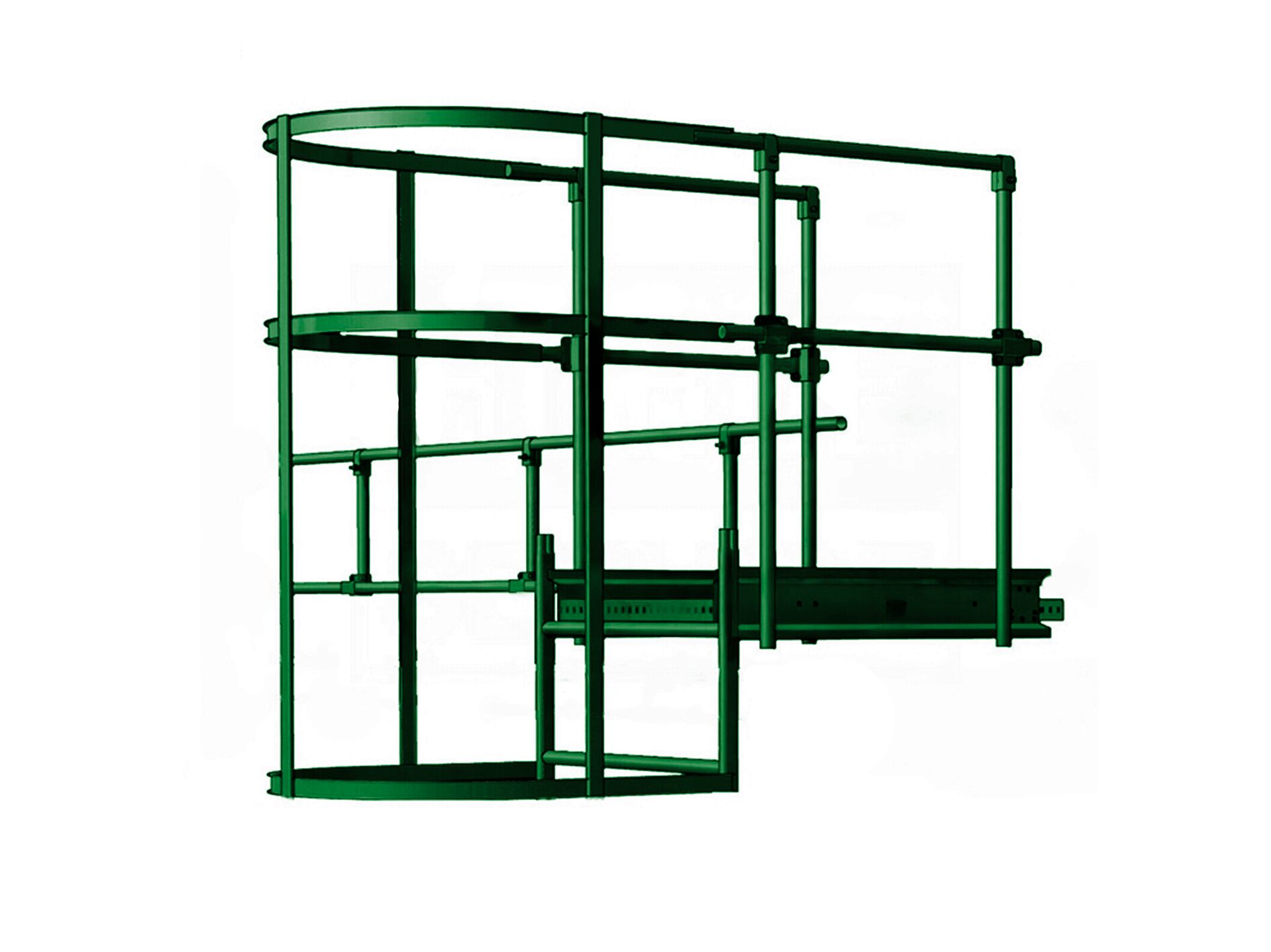 Площадка переходная с ободом 800x1200мм оцинк. BORGE купить в Санкт-Петербурге