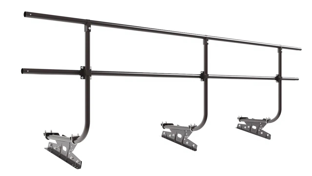 Кровельное ограждение Borge для фальцевой кровли 3м H=900 купить в Санкт-Петербурге