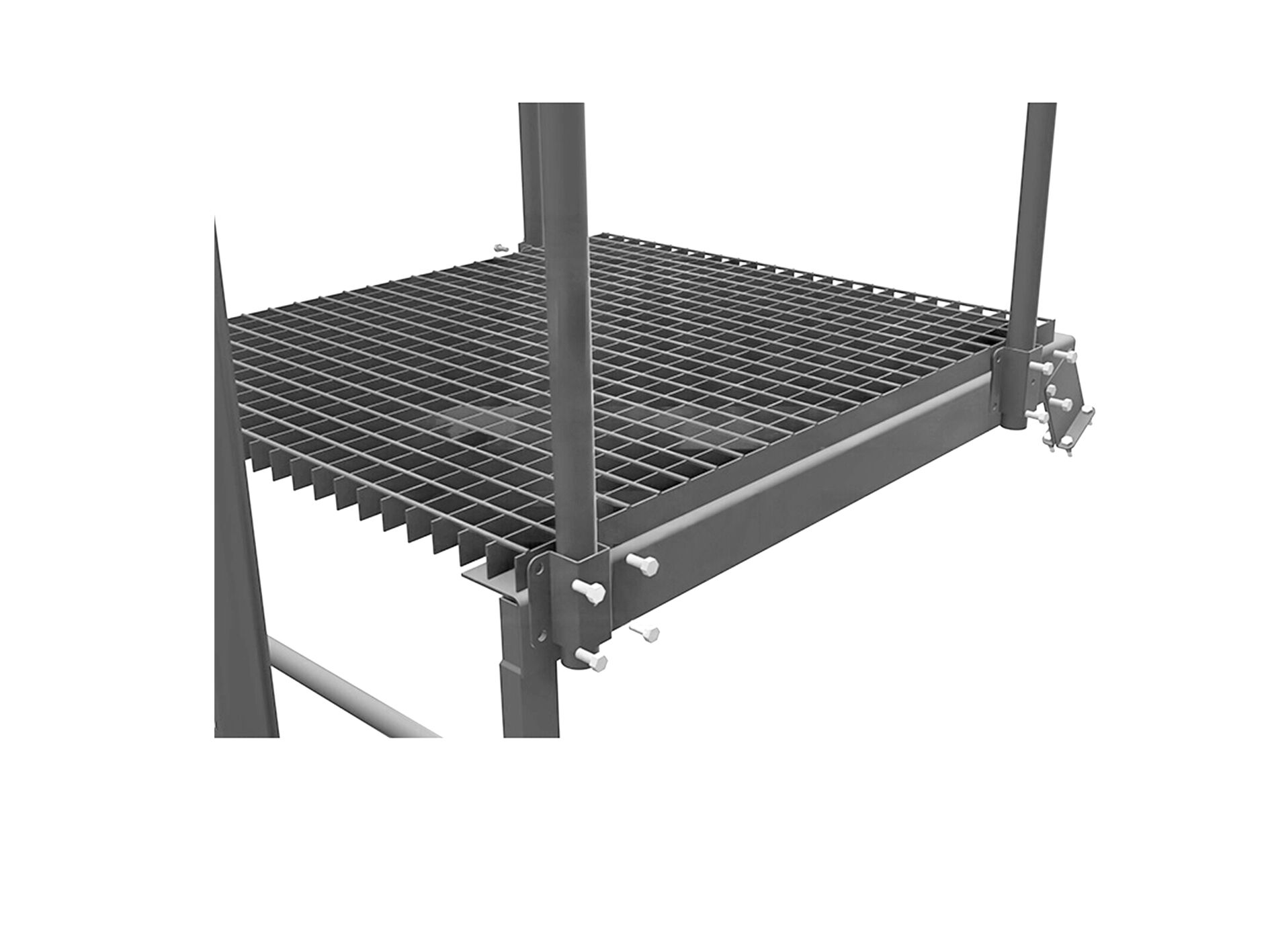 Площадка переходная 800х1200мм оцинк. BORGE купить в Санкт-Петербурге
