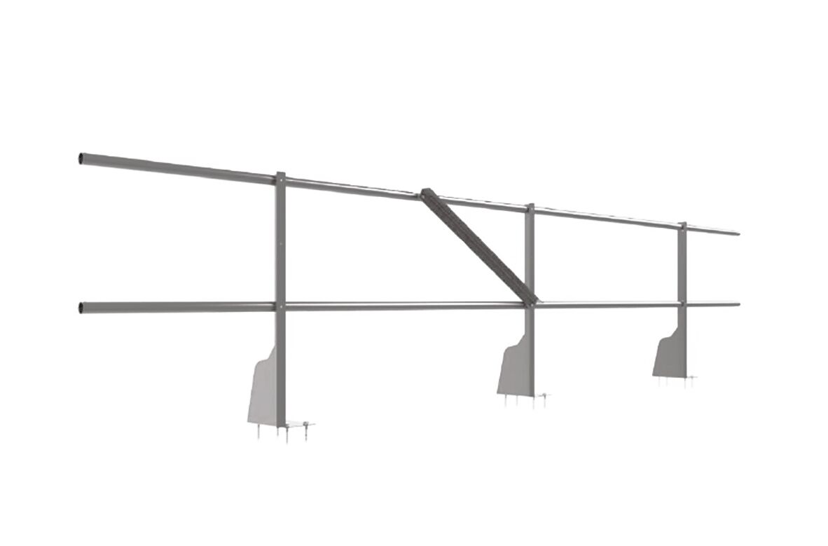 Ограждение плоских кровель 3м Н-60 верхнее крепление BORGE купить в Санкт-Петербурге