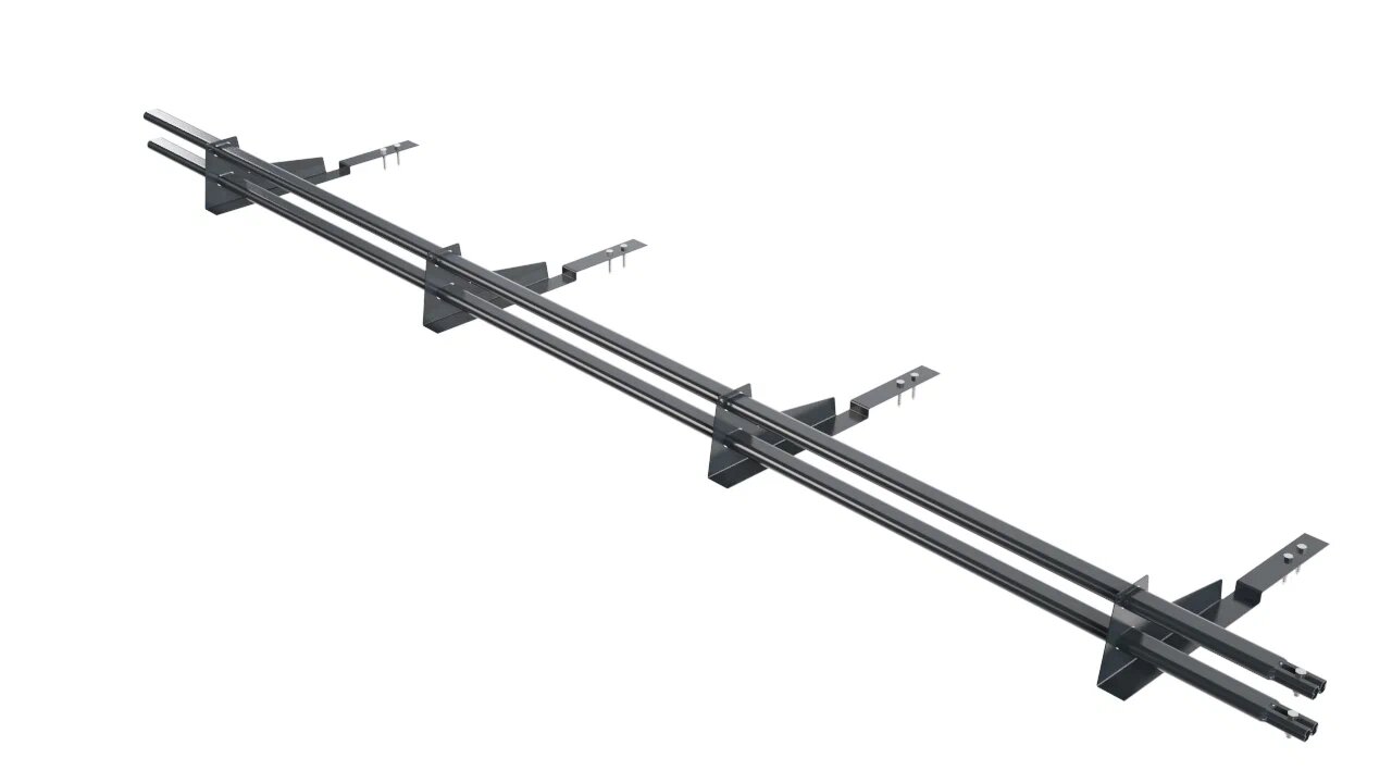 Снегозадержатель трубчатый BORGE для композитной черепицы   3м купить в Санкт-Петербурге