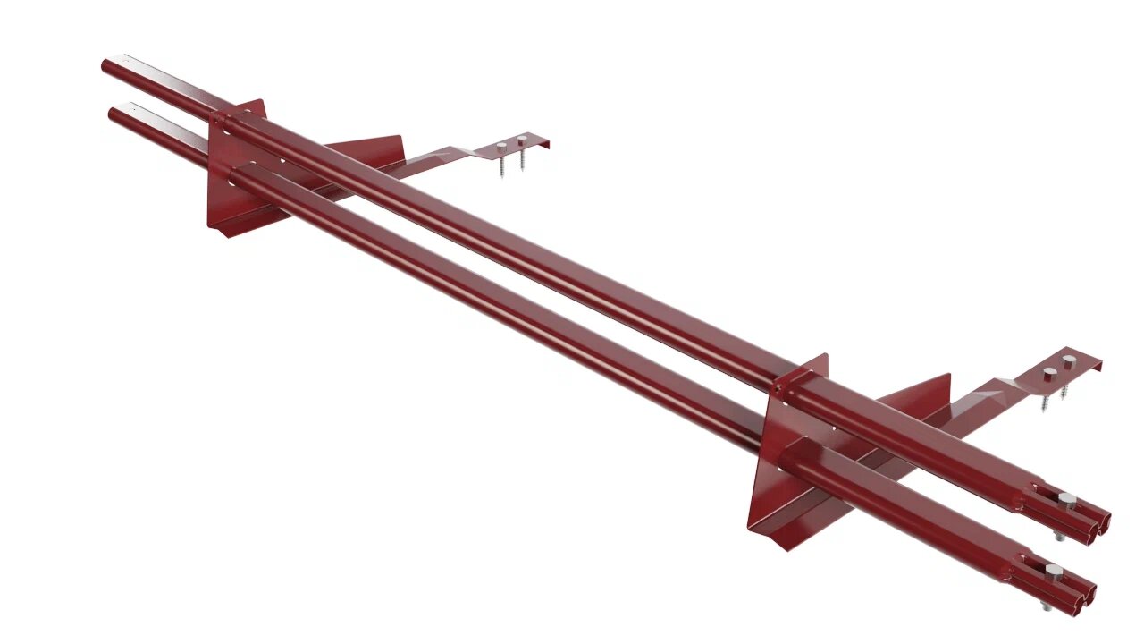 Снегозадержатель трубчатый 2оп 1.5м для черепицы BORGE купить в Санкт-Петербурге