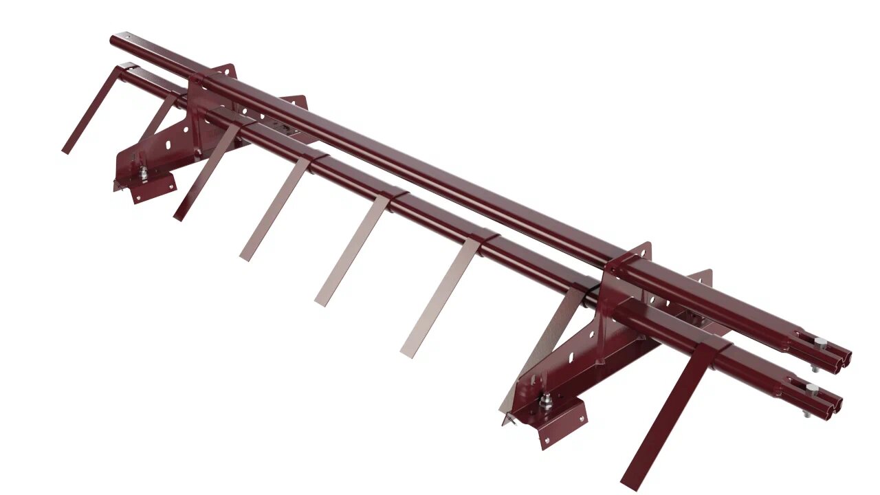 Снегозадержатель трубчатый 2оп 1.5м для профнастила Н-60 Н-75 BORGE купить в Санкт-Петербурге