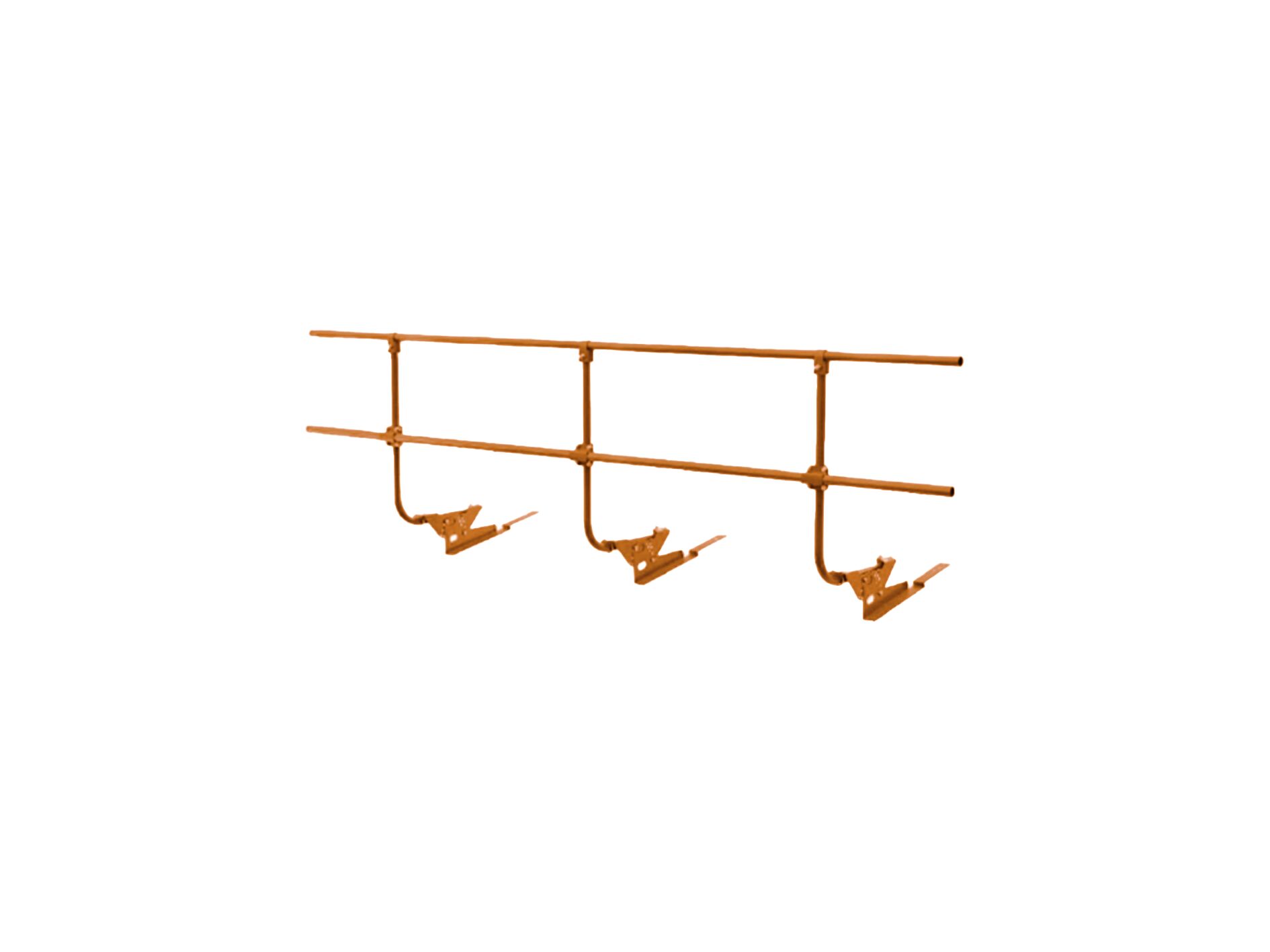 Ограждение кровельное 3м H-60см для композитной черепицы BORGE купить в Санкт-Петербурге