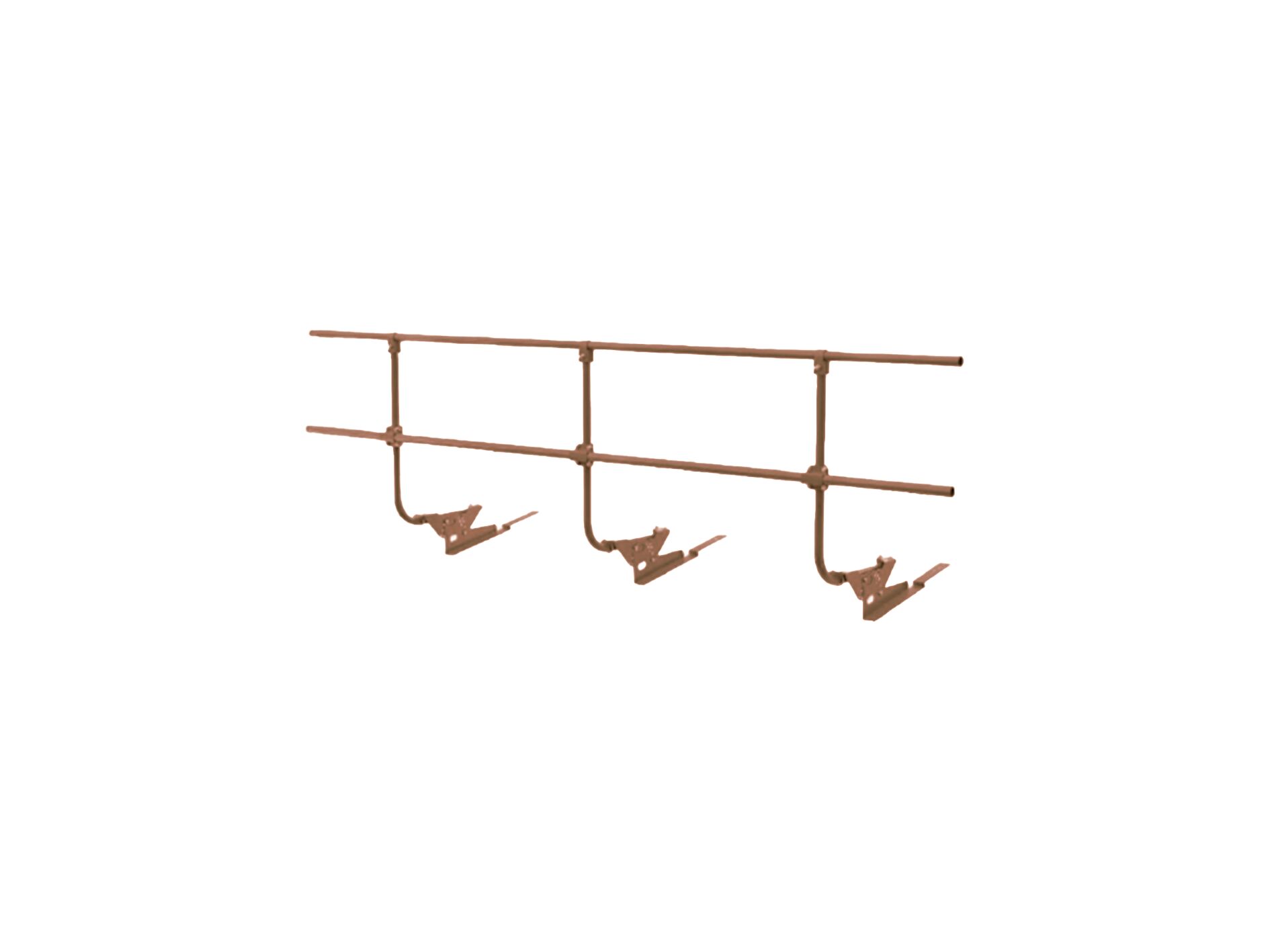 Ограждение кровельное 3м H-60см для композитной черепицы BORGE купить в Санкт-Петербурге