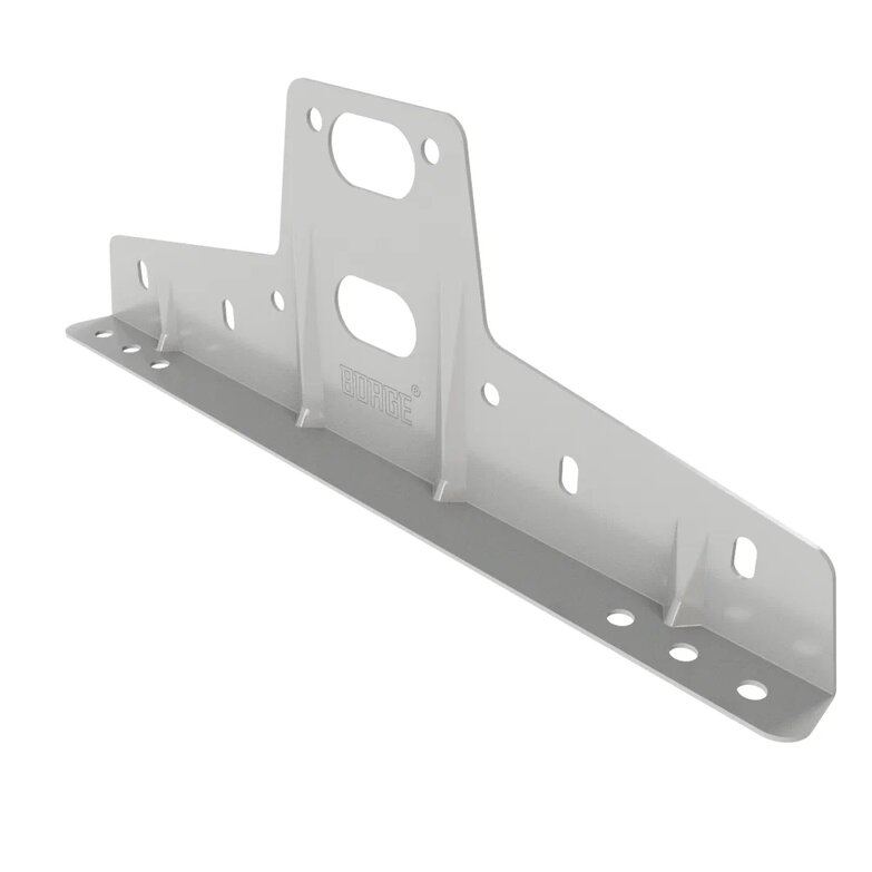 Универсальный кронштейн для металлочерепицы, профнастила, материалов на основе битума, оцинкованный BORGE купить в Санкт-Петербурге