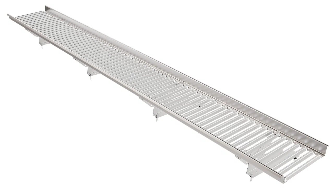 Мостик переходной 3м д/МЧ с выс. ступ 400 мм, оцинковка BORGE купить в Санкт-Петербурге