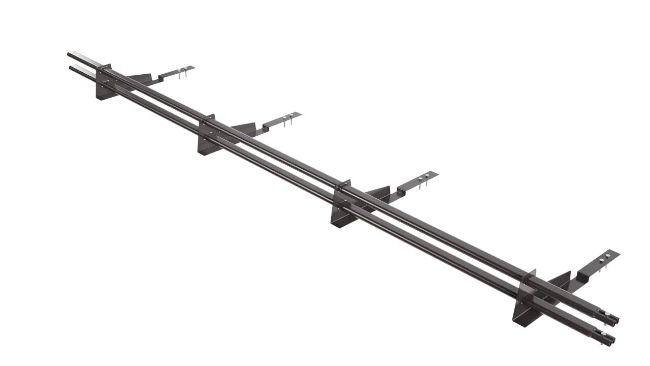 Снегозадержатель трубчатый 4оп 3м для композитной черепицы матовый BORGE купить в Санкт-Петербурге