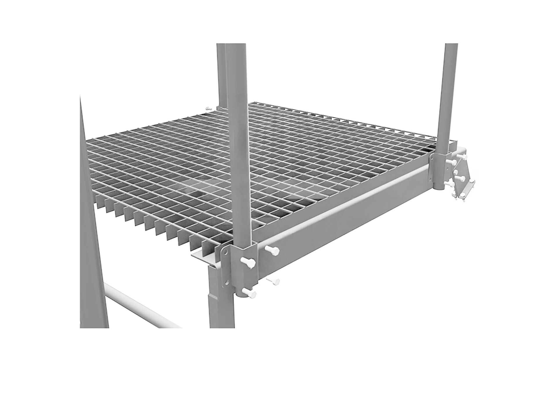 Площадка переходная 800х1200мм оцинк. BORGE купить в Санкт-Петербурге