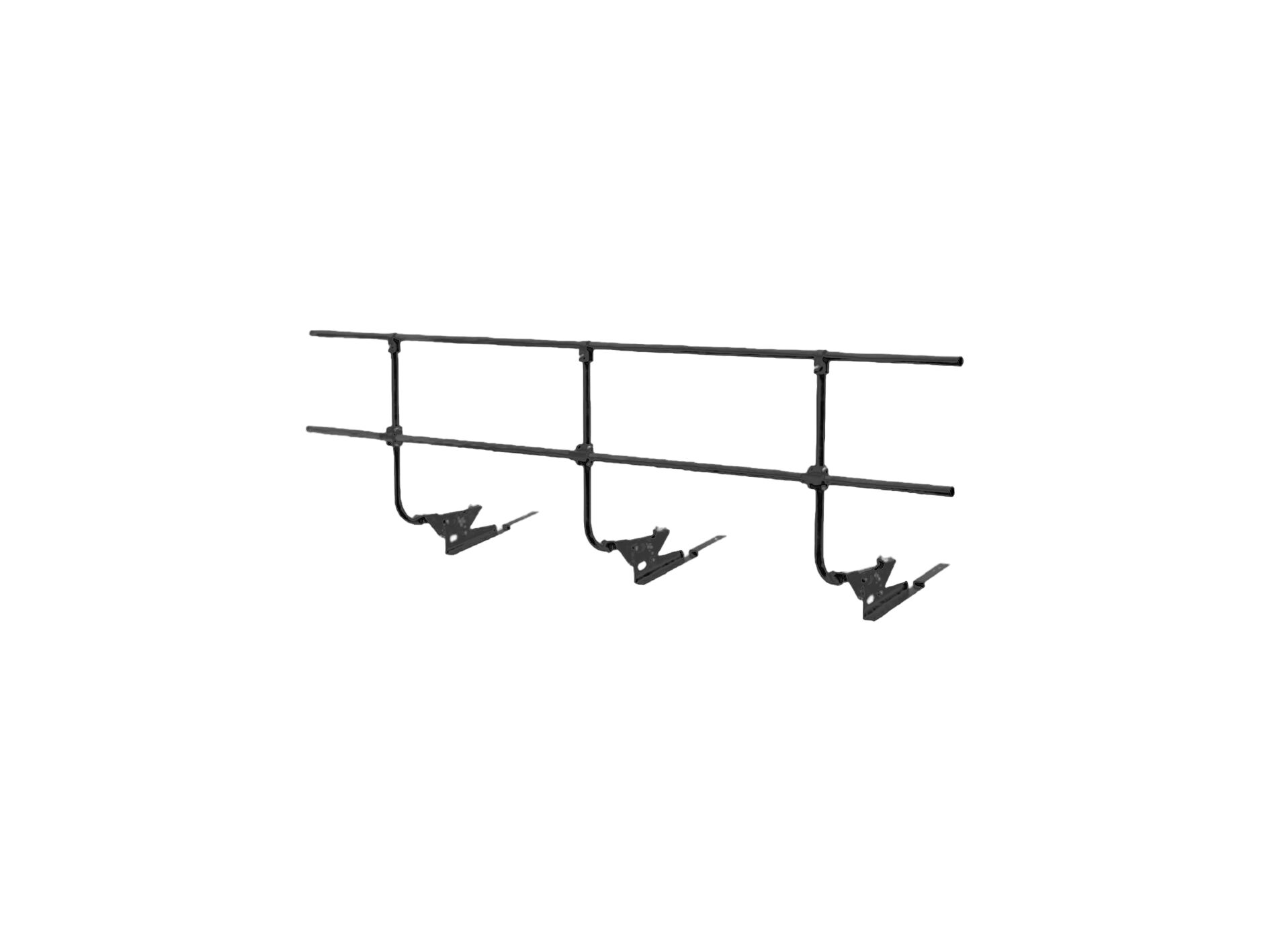 Ограждение кровельное 3м H-120см для композитной черепицы BORGE купить в Санкт-Петербурге