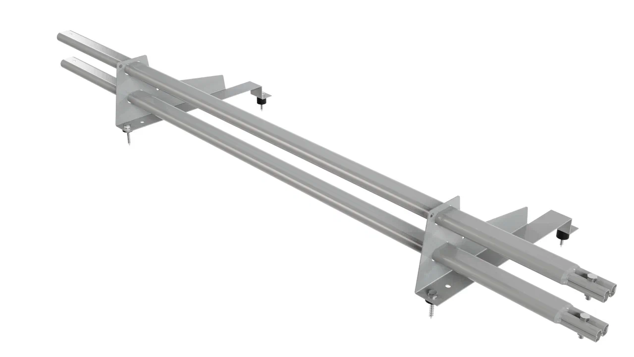 Снегозадержатель трубчатый 2оп 1.5м д/МЧ с выс. ступ 400мм BORGE купить в Санкт-Петербурге